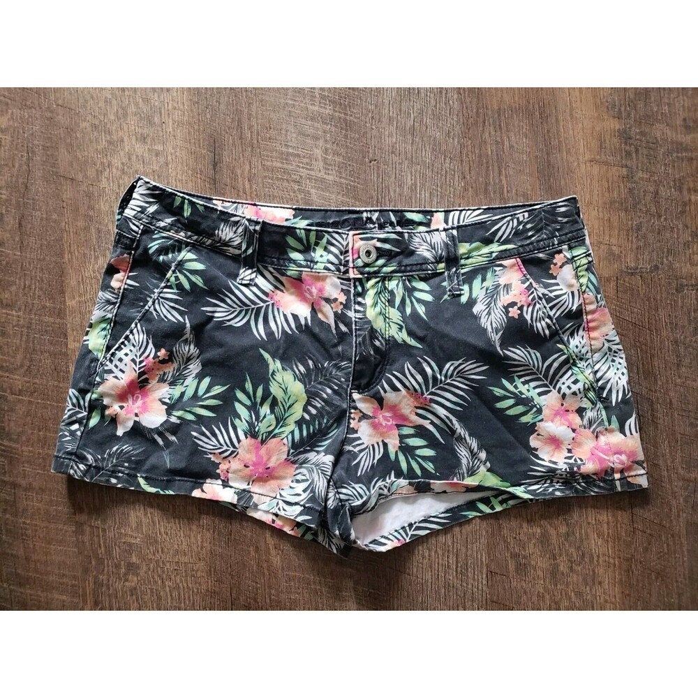 Juniors 11 Arizona Jeans Tropical Shorts